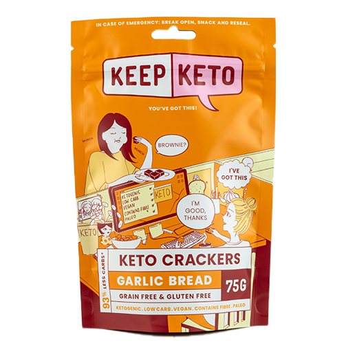 Garlic Bread | Keep Keto Crackers | Grain Free & Gluten Free