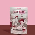 Keto Salt and Pepper Crackers