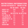 Keep Keto Strawberry and Chia Jam Nutrition Information