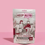 Keto Salt and Pepper crackers