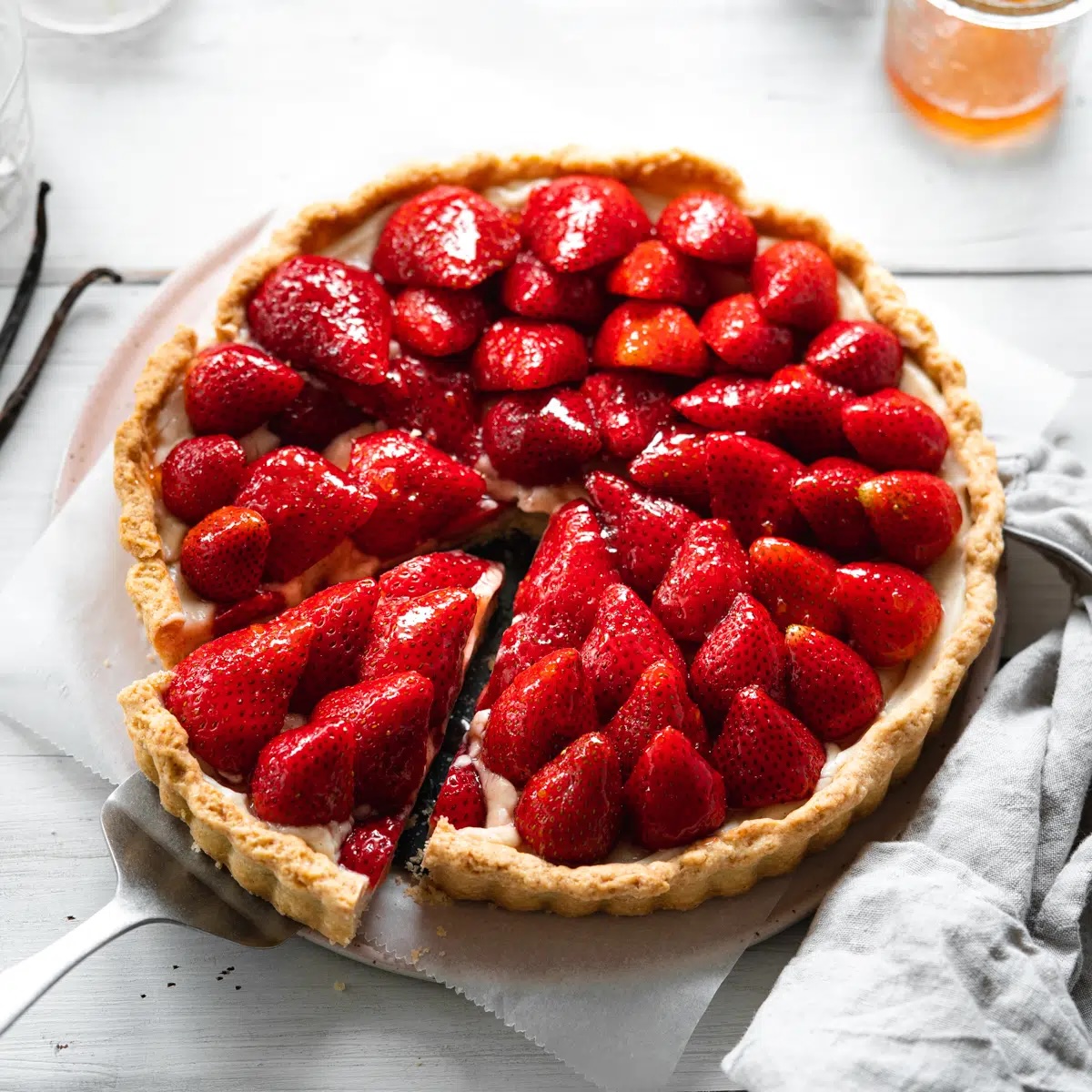 sugar free strawberry tart