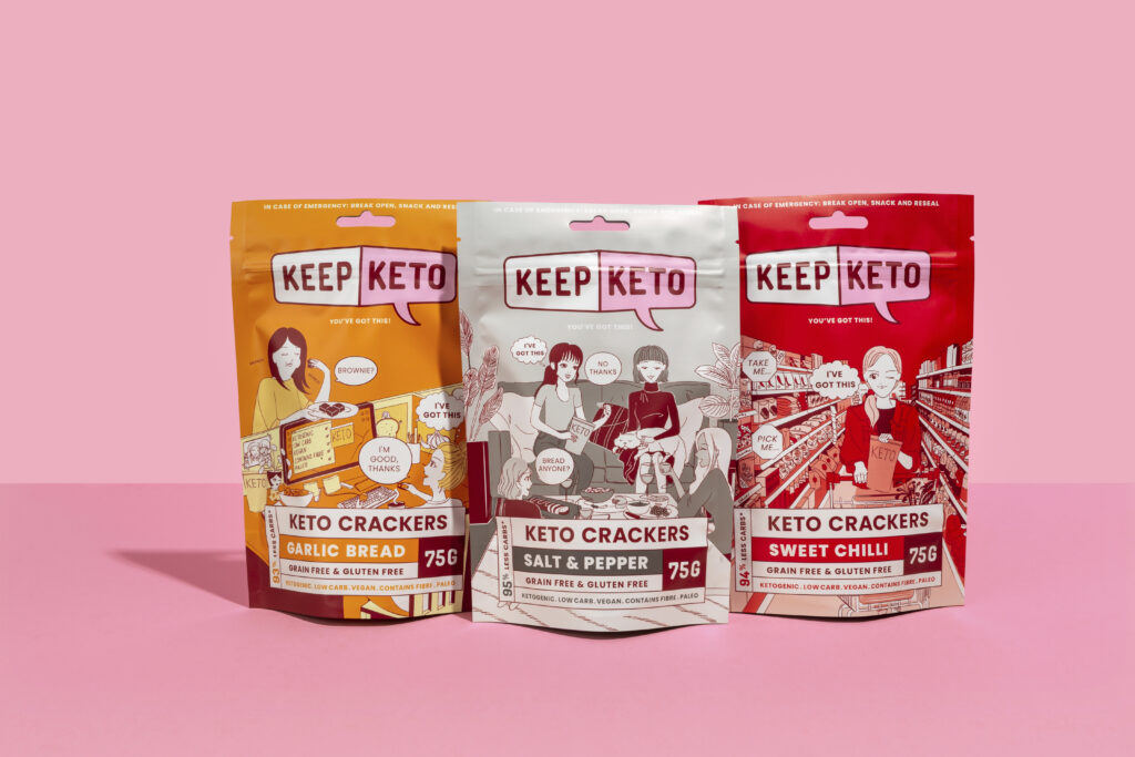 Keto Crackers Mini Me Pack